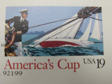 USPS Scott UX163 19c Americas Cup First Day of Issue Postal Card -- New