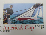 USPS Scott UX163 19c Americas Cup First Day of Issue Postal Card -- New