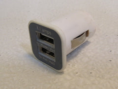 Standard 2 Port 12V Car Adapter to USB A 3.1 amps -- Used