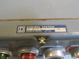 Square D Company Control Station Heavy Duty 600V GB 9.5in x 4in x 4in KY-4 -- Used