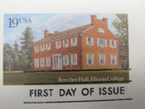 USPS Scott UX173 19c Beecher Hall First Day of Issue Postal Card -- New