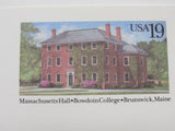 USPS Scott UX172 19c Massachusetts Hall Mint Never Hinged/MNH Postal Card -- New