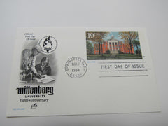 USPS Scott UX175 19c Wittenberg University First Day of Issue Postal Card -- New