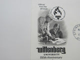 USPS Scott UX175 19c Wittenberg University First Day of Issue Postal Card -- New