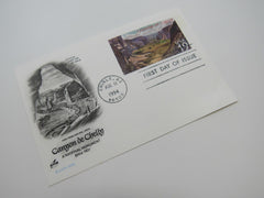 USPS Scott UX176 19c Canyon De Chelly First Day of Issue Postal Card -- New