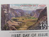 USPS Scott UX176 19c Canyon De Chelly First Day of Issue Postal Card -- New