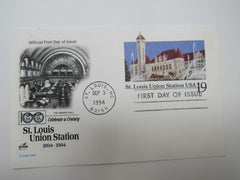 USPS Scott UX177 19c St Louis Union Station First Day of Issue Postal Card -- New