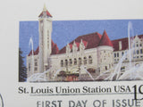 USPS Scott UX177 19c St Louis Union Station First Day of Issue Postal Card -- New