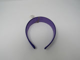 A New Day Headband Satin Purple Fabric Female One Size -- New