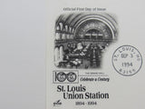 USPS Scott UX177 19c St Louis Union Station First Day of Issue Postal Card -- New