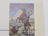 USPS Scott UX178 19c Home On The Range First Day of Issue Postal Card -- New