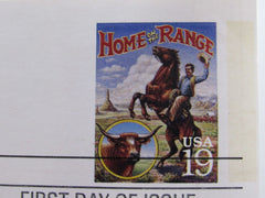 USPS Scott UX178 19c Home On The Range First Day of Issue Postal Card -- New