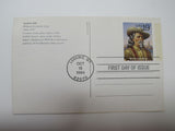 USPS Scott UX179 19c Buffalo Bill First Day of Issue Postal Card -- New