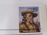 USPS Scott UX179 19c Buffalo Bill First Day of Issue Postal Card -- New