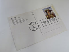 USPS Scott UX179 19c Buffalo Bill First Day of Issue Postal Card -- New