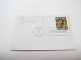 USPS Scott UX180 19c Jim Bridger First Day of Issue Postal Card -- New