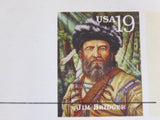 USPS Scott UX180 19c Jim Bridger First Day of Issue Postal Card -- New