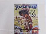 USPS Scott UX182 19c Native American Culture First Day of Issue Postal Card -- New