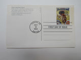 USPS Scott UX182 19c Native American Culture First Day of Issue Postal Card -- New