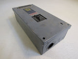 Square D Company Circuit Breaker Enclosure Series A5 100 AMPS QO-3100 Metal -- Used