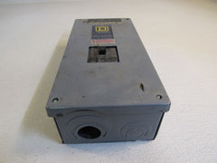 Square D Company Circuit Breaker Enclosure Series A5 100 AMPS QO-3100 Metal -- Used