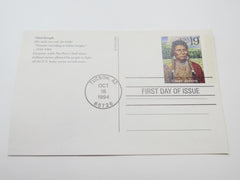 USPS Scott UX183 19c Chief Joseph First Day of Issue Postal Card -- New