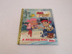 Golden Book A Skipping Day Jake And The Neverland Pirates Hardcover -- Used