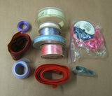 Designer Ribbon Partial Rolls Lot of 11 Multicolor -- New