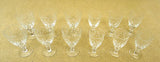 Etched Crystal Wine Glasses 2 sets of 6