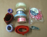 Designer Ribbon Partial Rolls Lot of 11 Multicolor -- New