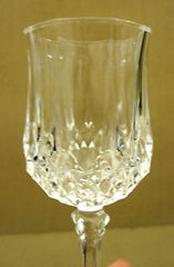 Set of 6 Miniture Etched Crystal Goblets