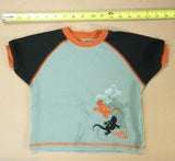 Pekkle Boys 4-Piece Pajama Set Size 2T-3T Toddler Lizards Multicolor -- Used