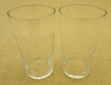 Pair of Beer Glasses (3 in. D. x 6 in. H.)