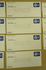 USPS Scott UO75 22c Window Envelope Official Business Lot of 11 Blue -- New