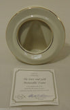 Lenox Handcrafted Fine China 24k Gold Memorable Round Frame