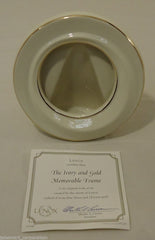 Lenox Handcrafted Fine China 24k Gold Memorable Round Frame