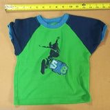 Pekkle Boys 4-Piece Pajama Set Size 2T-3T Toddler Skateboarding Multicolor -- Used