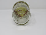 Unbranded/Generic Canning Jar Fruit Embossed 3in L x 3in W x 4in H Vintage Glass -- Used