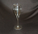 Designer Champagne Fluted 8-1/2in x 3in x 3in Clear Glass -- Used