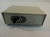 Woods Manual Switch BiDirectional 4 Port Gray Data Switch 5972 Vintage -- New