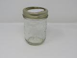 Unbranded/Generic Canning Jar Fruit Embossed 3in L x 3in W x 4in H Vintage Glass -- Used